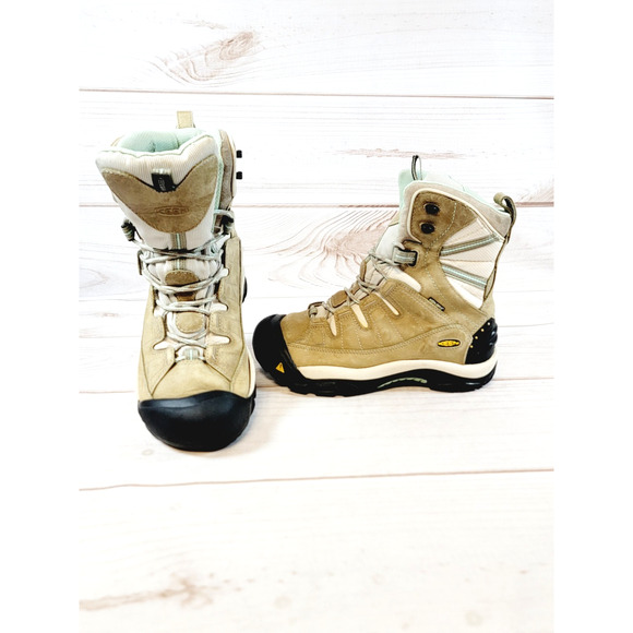 Keen Womens 8.5 Boots Dry Waterproof Summit County Work Insulated Winter Hiking - Picture 1 of 16